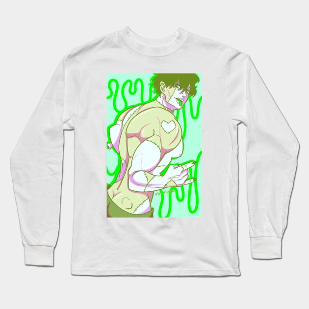 Zombie Boie Long Sleeve T-Shirt by Mo-Machine-S2